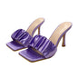 Slingback With Ruffles