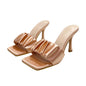 Slingback With Ruffles