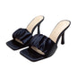 Slingback With Ruffles