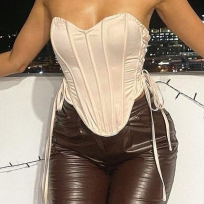 Corset With Side Weave