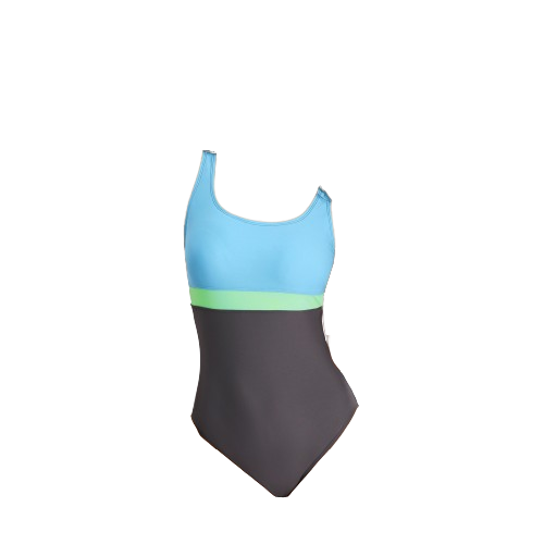 Color Band One-piece Swimsuit