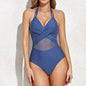 Transparent Veil  One-piece Swimsuit